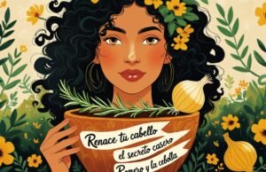 🌱 Renace Tu Cabello: El Secreto Casero del Romero y la Cebolla para un Crecimiento Capilar Saludable