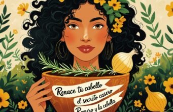 🌱 Renace Tu Cabello: El Secreto Casero del Romero y la Cebolla para un Crecimiento Capilar Saludable
