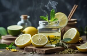 🍃💧 Infusión de Jengibre, Limón y Menta: El Remedio Nocturno que Purifica, Relaja y Regula tu Salud